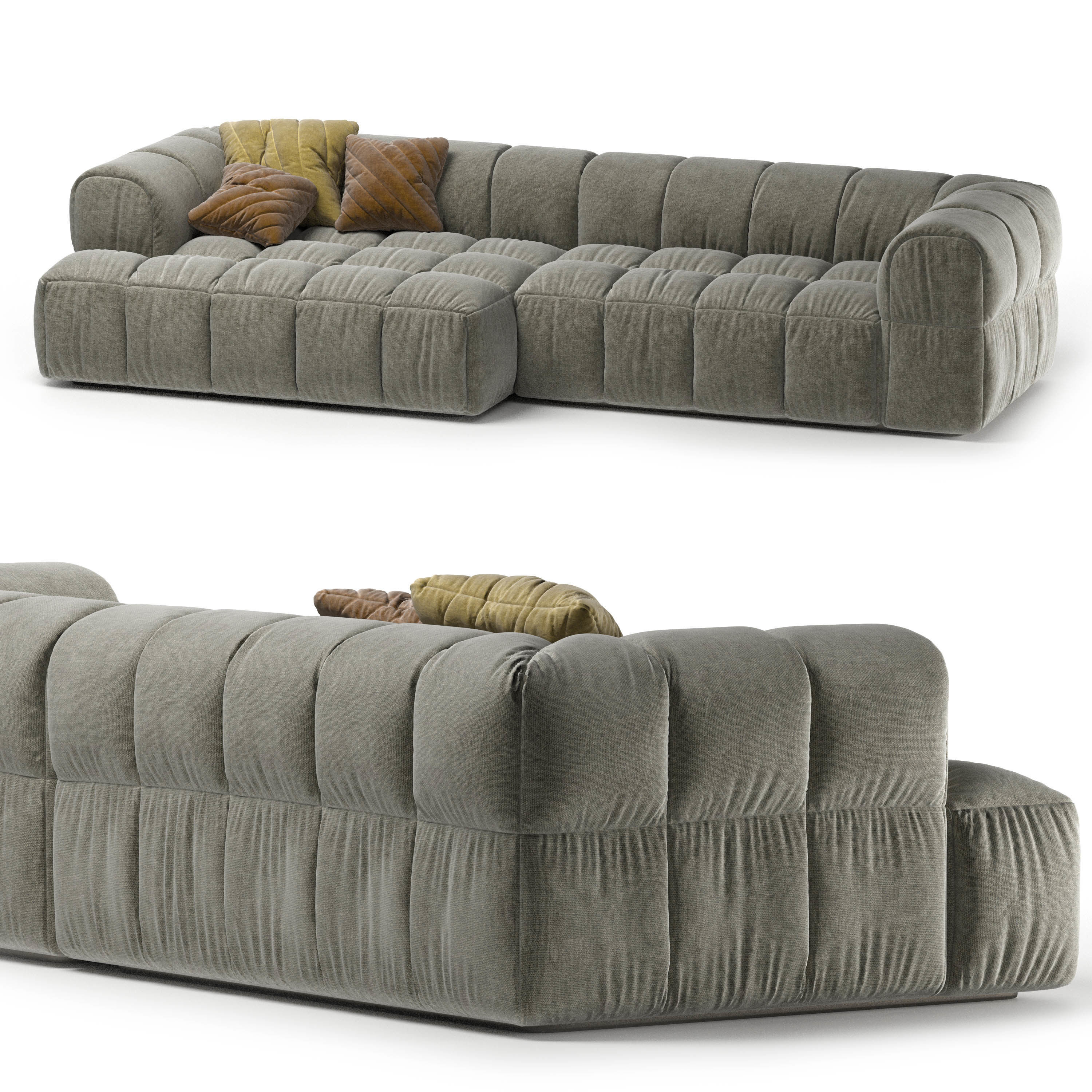 Strips modular sofa by Arflex 3D model_3