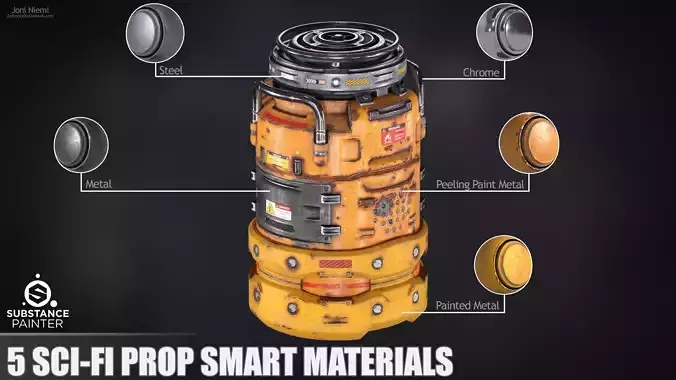 Sci-Fi Prop Smart Materials Texture