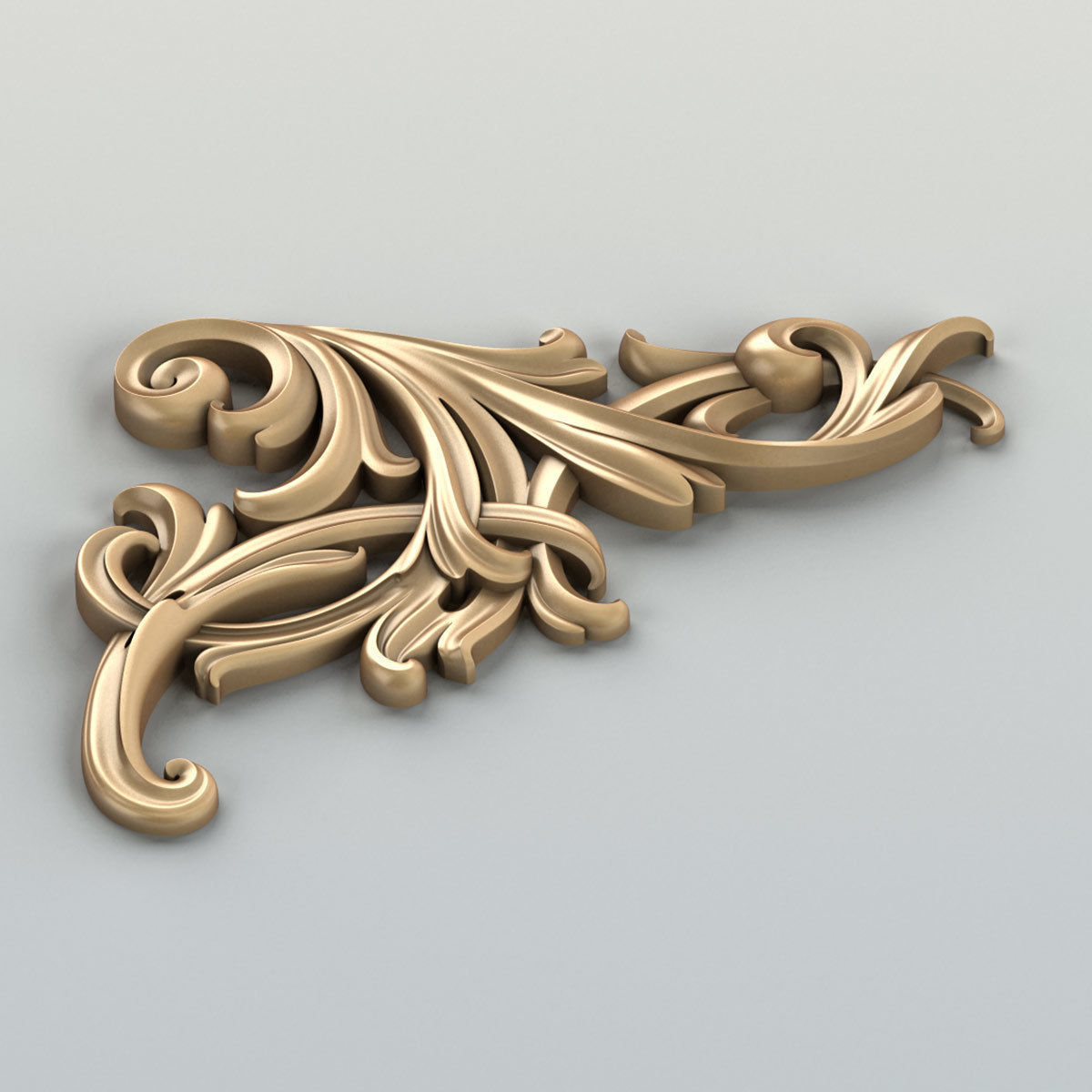 Corner decor 017 3D model_3