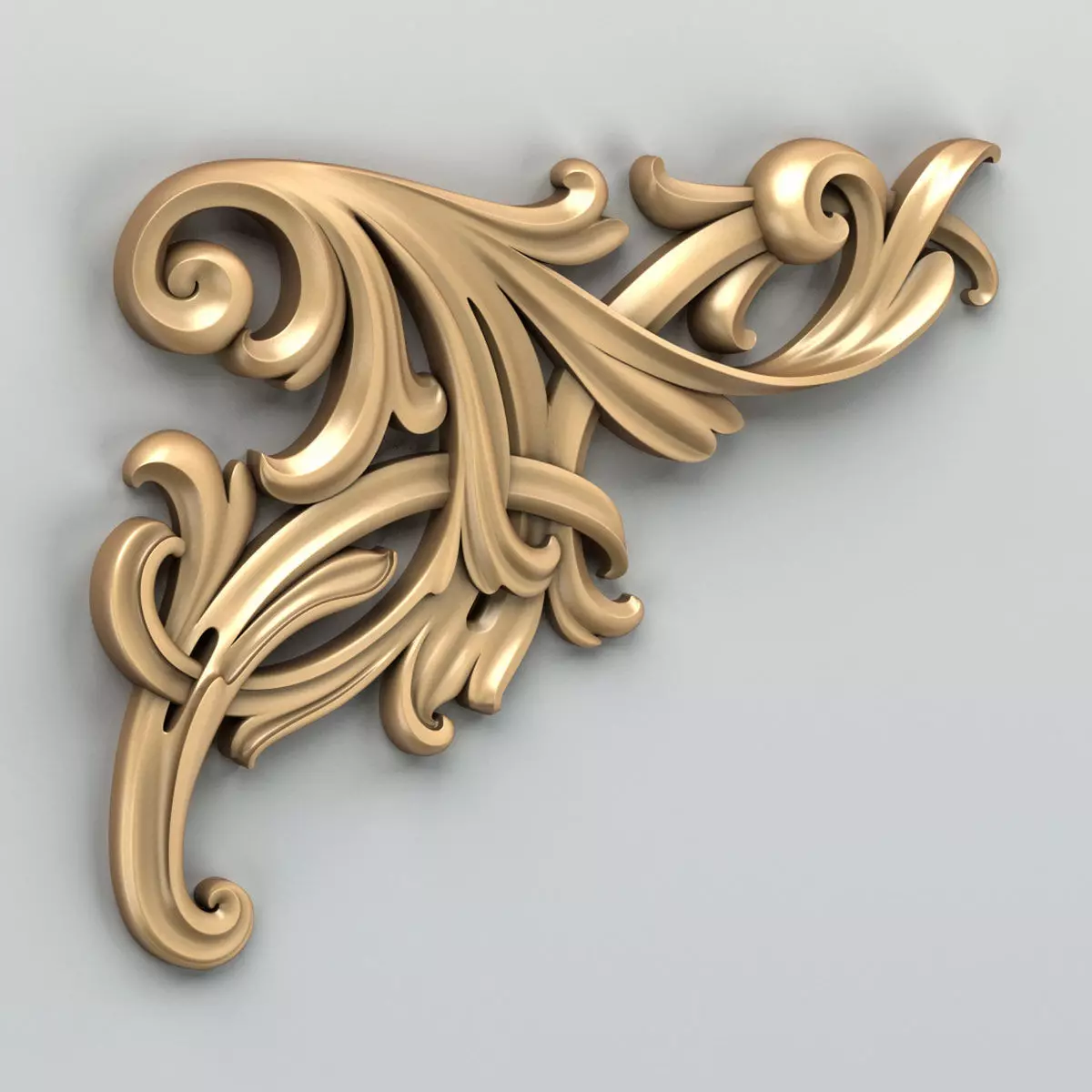Corner decor 017 3D model_0