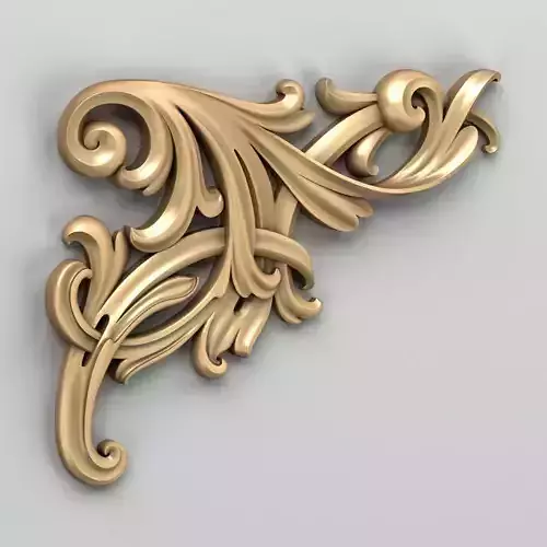 Corner decor 017 3D model