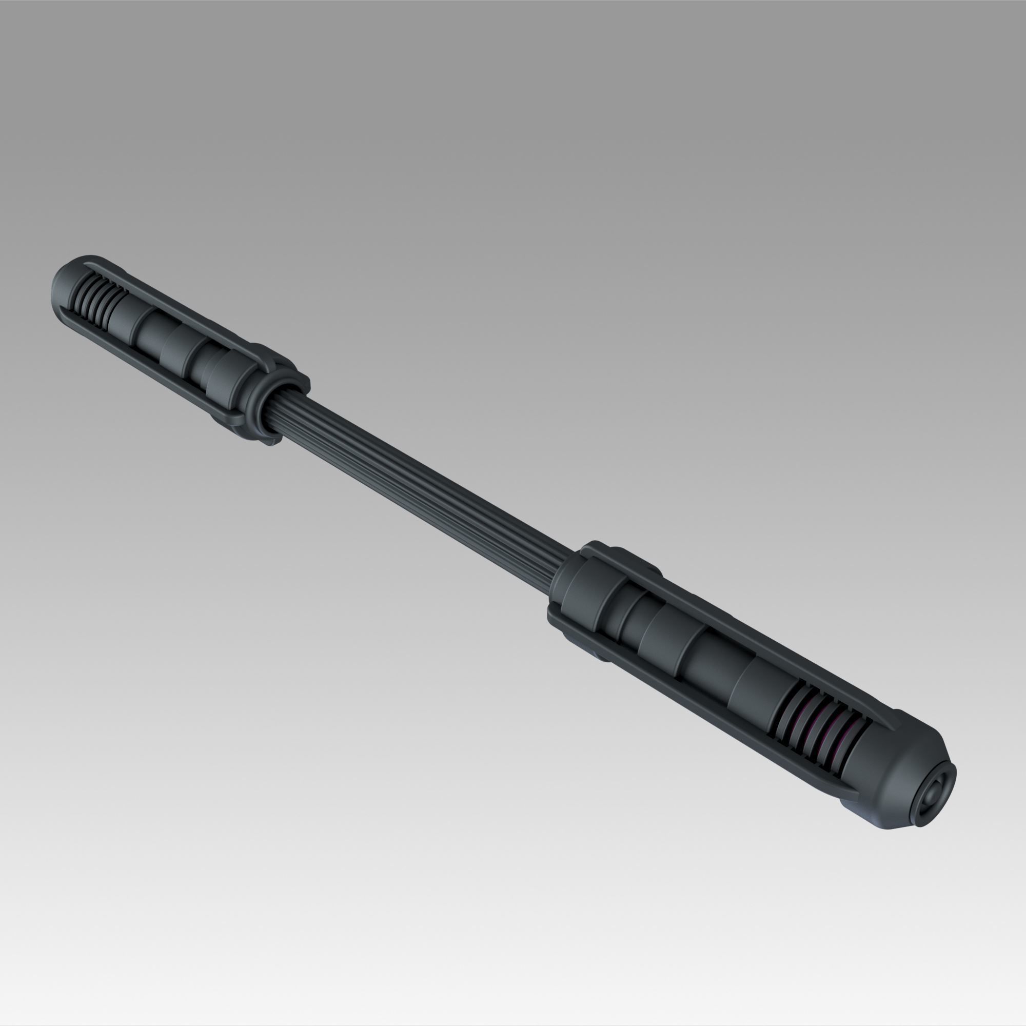 NECA Batman Arkham Knight Prop Replica Nightwings Escrima Stick 3D print model_6