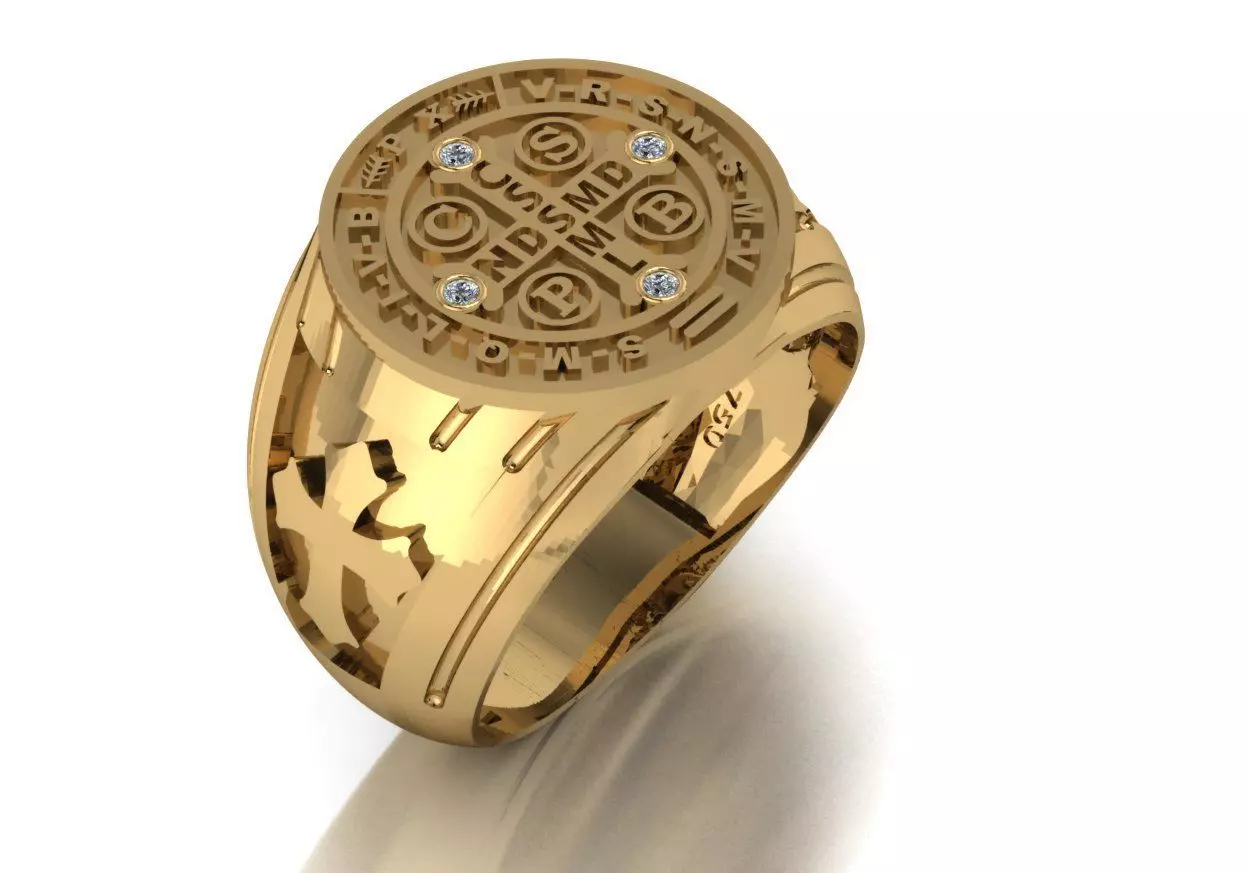 anel para joias 3D print model_0