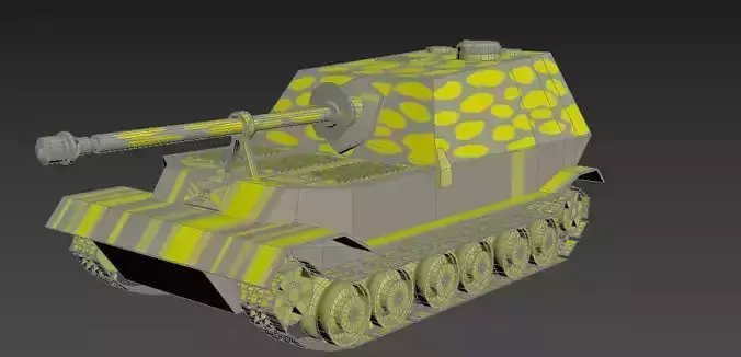 Ferdinand tank 3D model