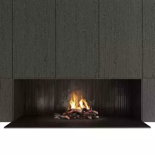 Fireplace modern mantel