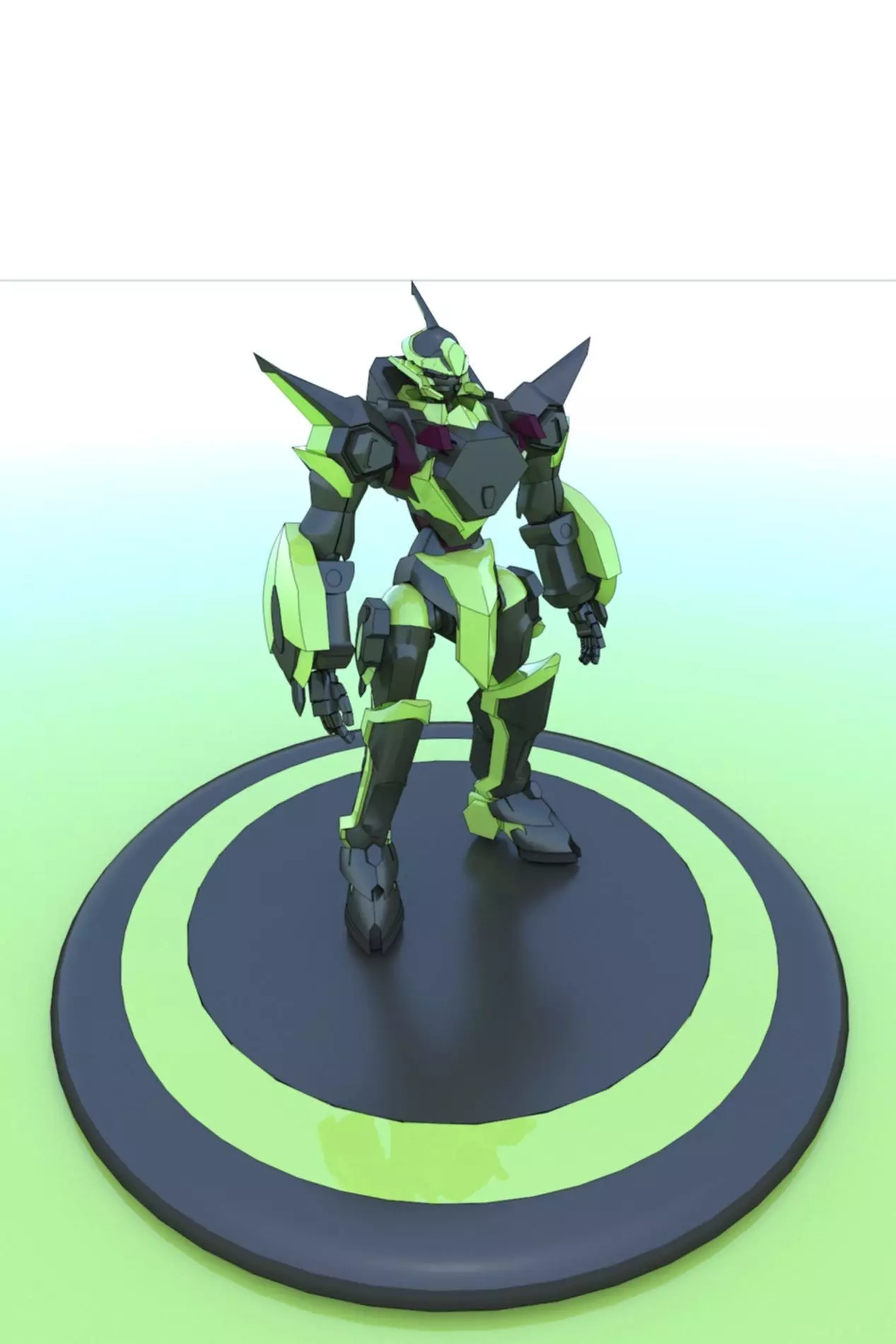 Cyborg Prototype Mecha Robot SciFi Free 3D model
