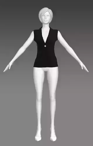 Woman Clothing A-Pose 514