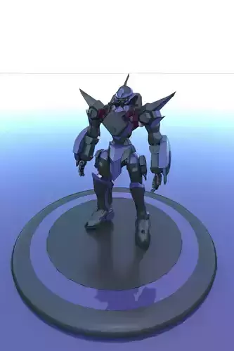 Cyborg Prototype Mecha Robot SciFi 3D model Cyborg Prototype Mecha Robot SciFi 3D model