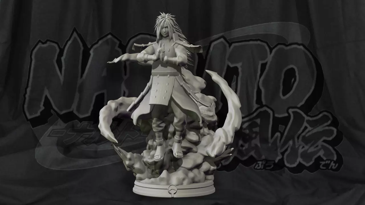 Madara Uchiha Diorama - Naruto Shippuden 3D Print Statue 3D print model