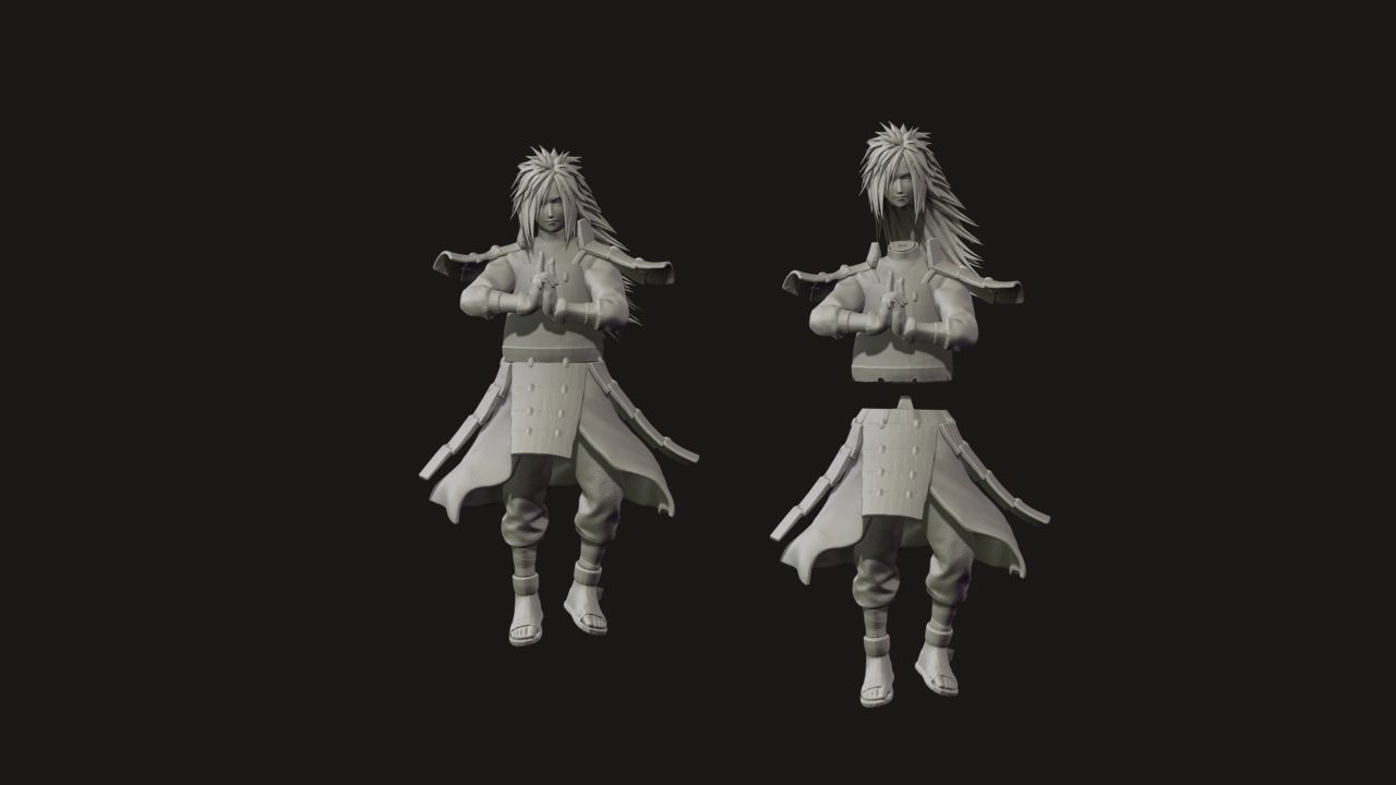 Madara Uchiha With Susanoo - Naruto Shippuden 3D Print Statue 3D print model_5