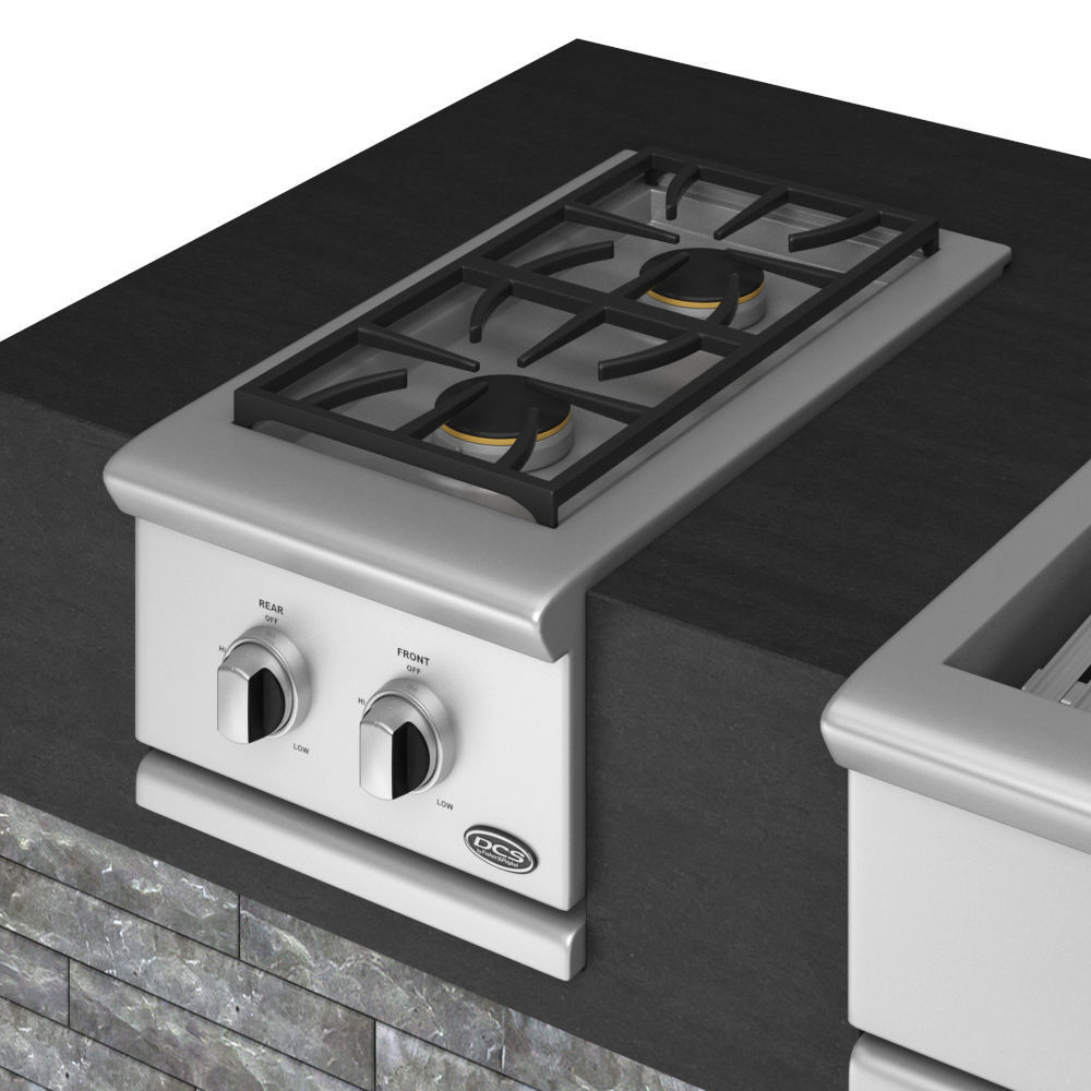 dcs grill series 9 side burners set 1 3D model_1