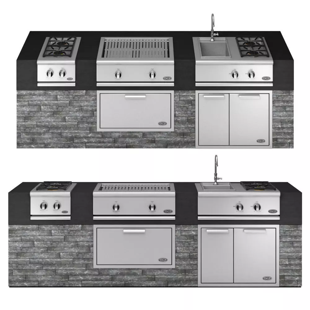 dcs grill series 9 side burners set 1 3D model_0