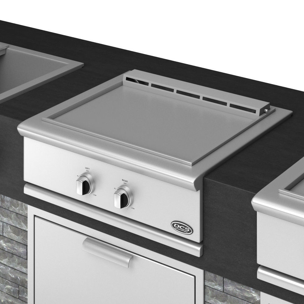 dcs grill series 9 side burners set 2 3D model CGTrader