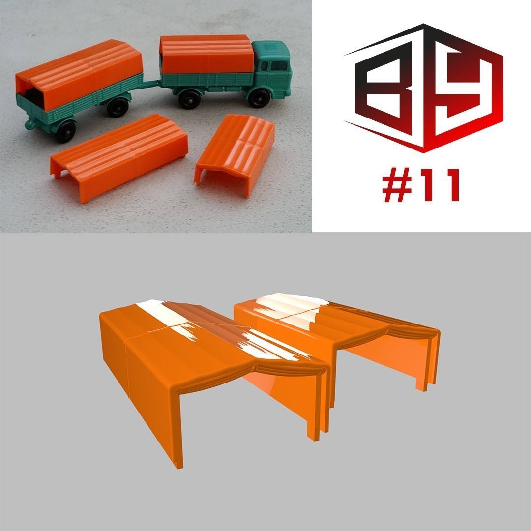 Matchbox Lesney Replacement Parts Set 3D print model_11
