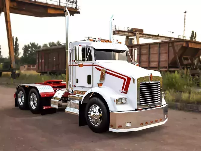 Kenworth T800 1992 Custom 3D model