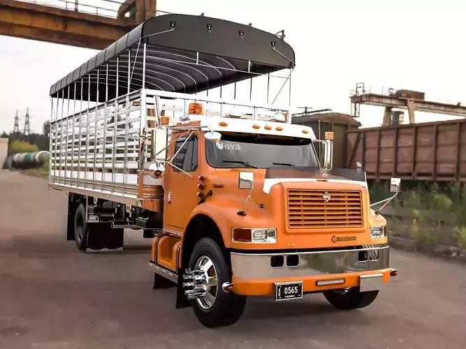 International 4700 Colombian Custom  3D model
