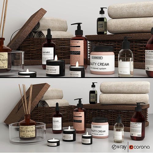 bathroom accessories-02 3D model