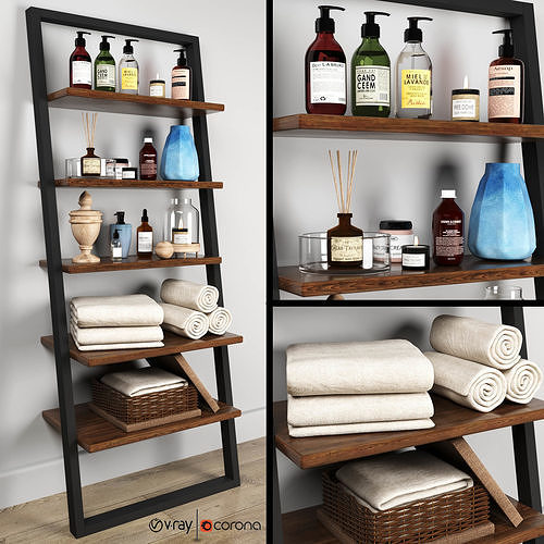 bathroom accessories-01 3D model