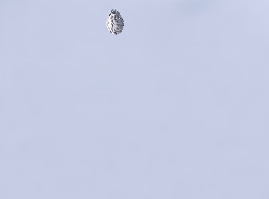 Vase curved twisted 2 with intertwining lines tapered 2 3D print model_2