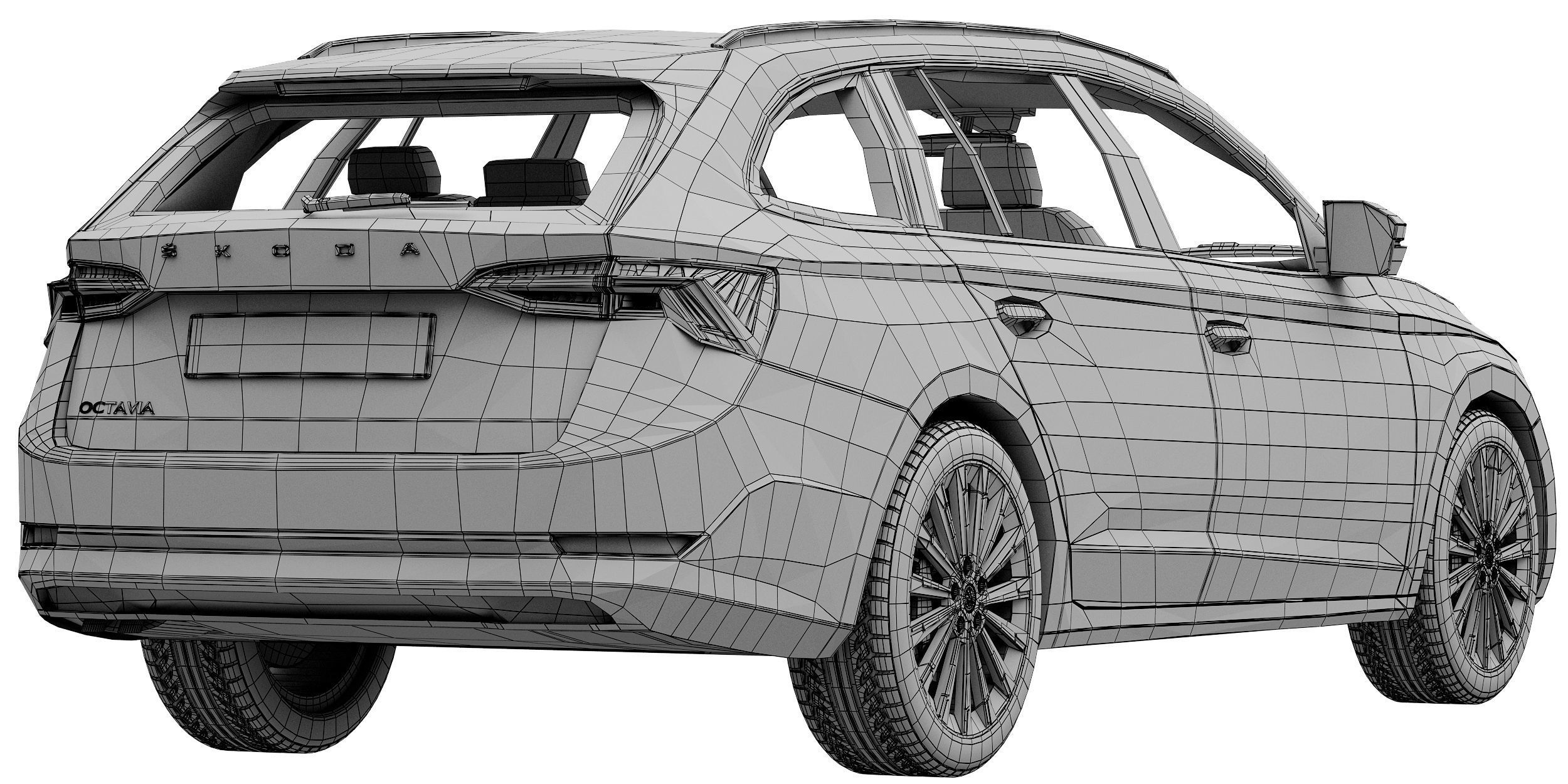 Skoda Octavia Combi 2020 3D model_16