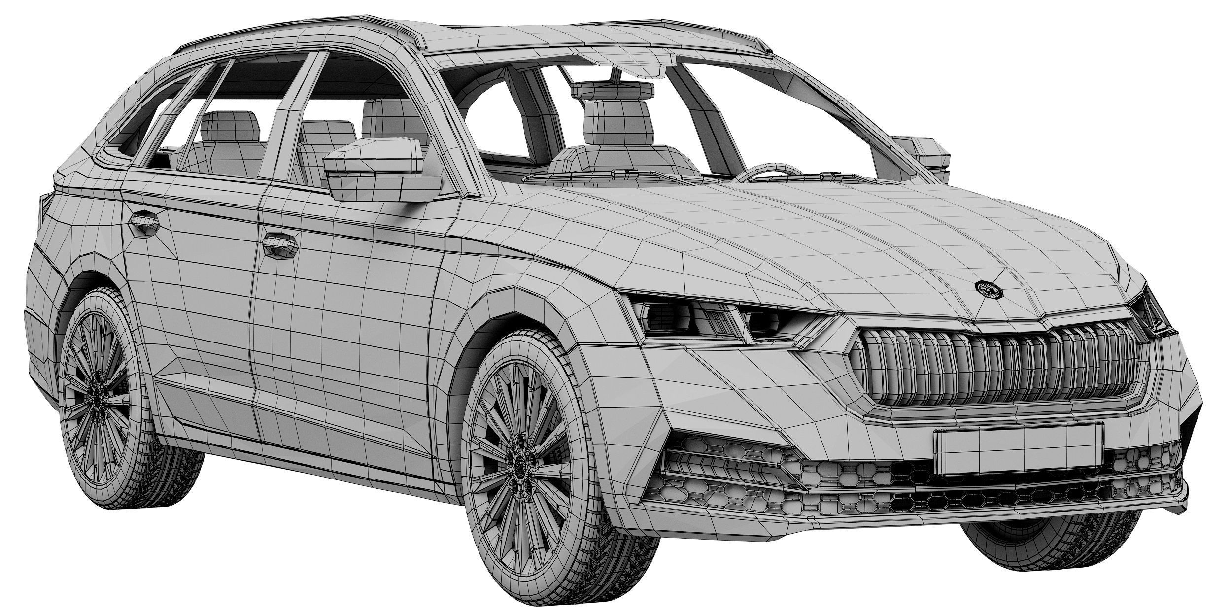 Skoda Octavia Combi 2020 3D model_14