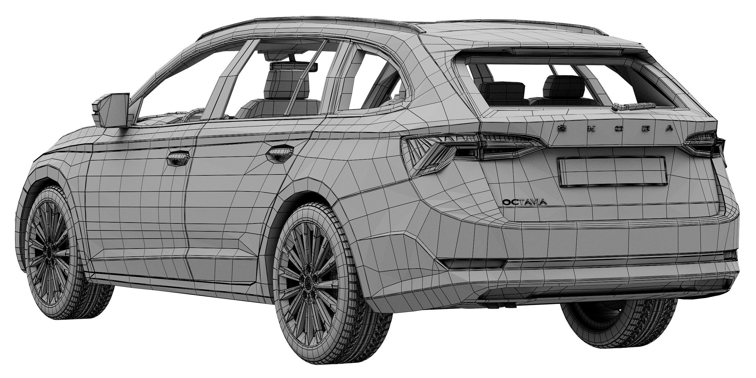 Skoda Octavia Combi 2020 3D model_15