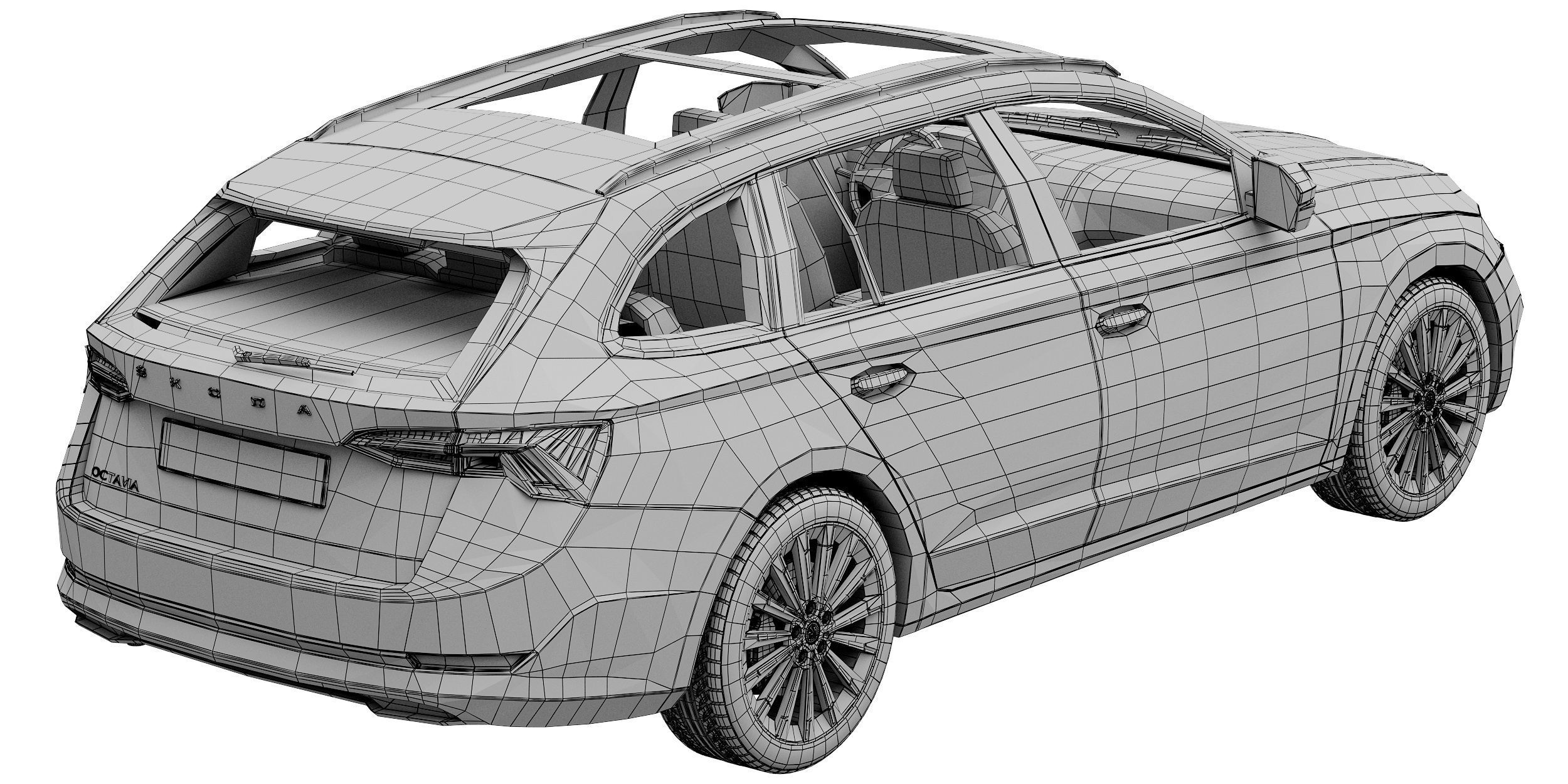 Skoda Octavia Combi 2020 3D model_17