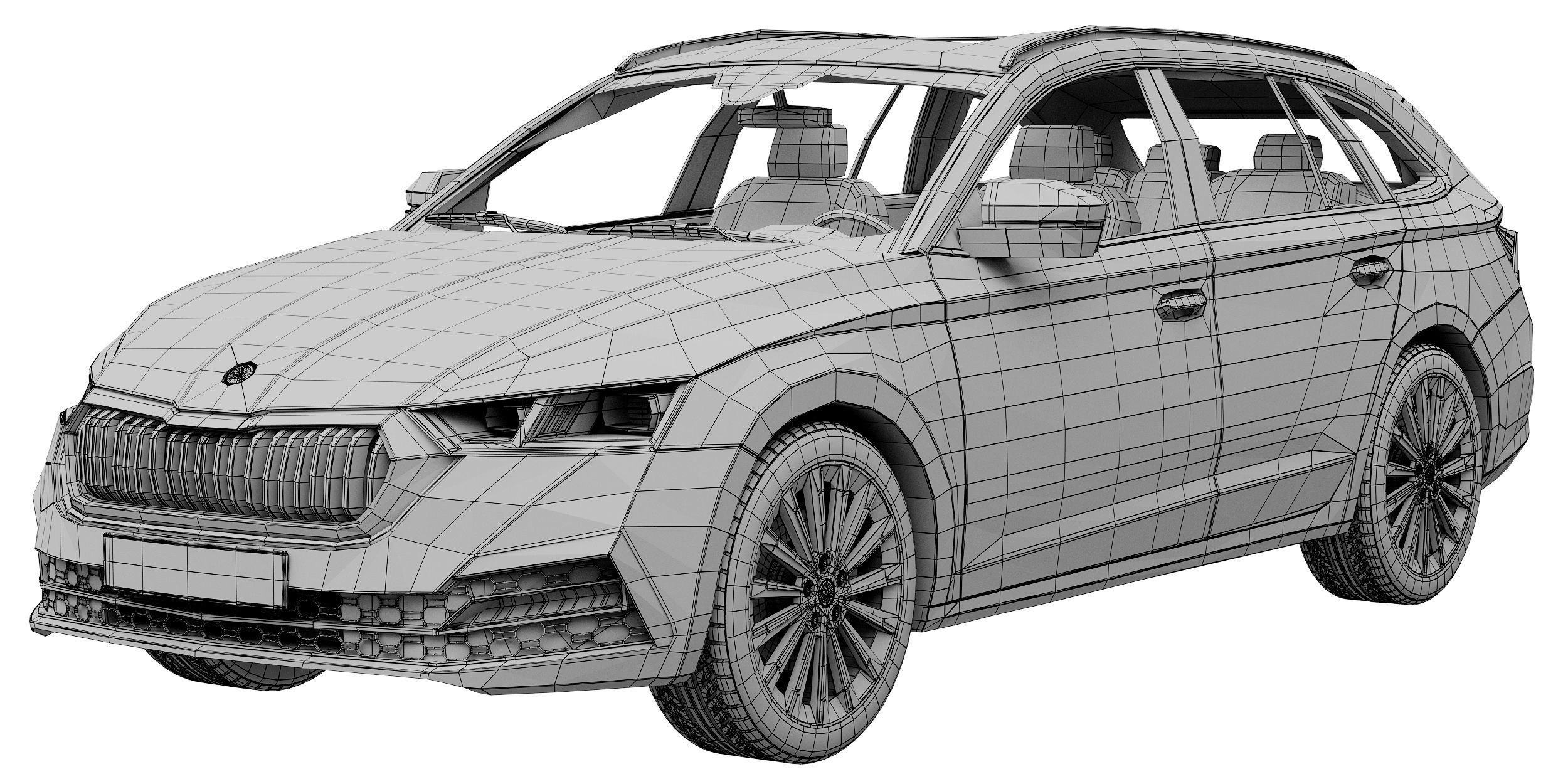 Skoda Octavia Combi 2020 3D model_13