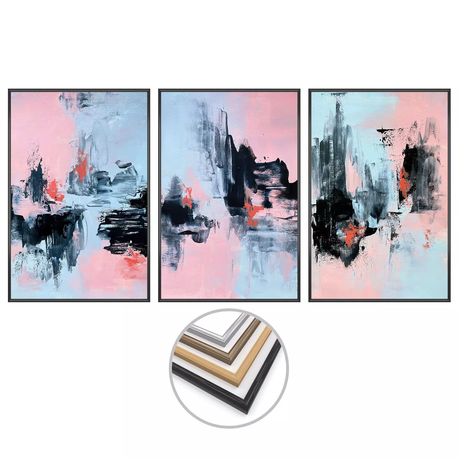 Wall Art Set 3524 3D model_0