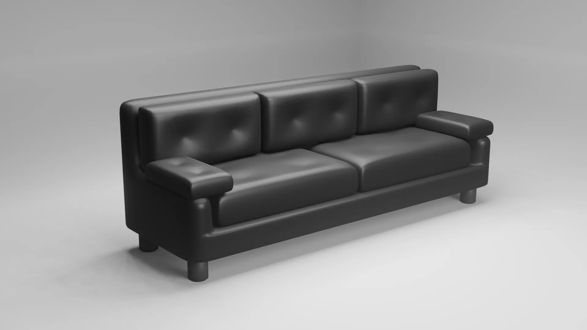 Sofa seat 3D model_0