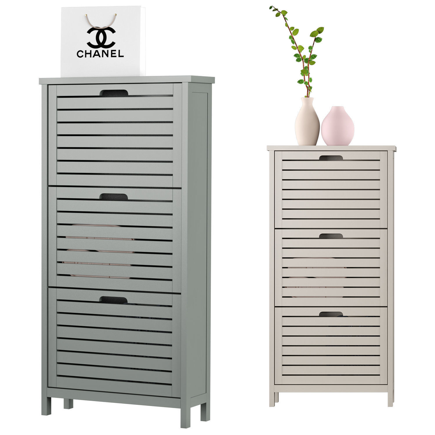 South Miami 6 Pair Flip Down Shoe Storage 3D model CGTrader