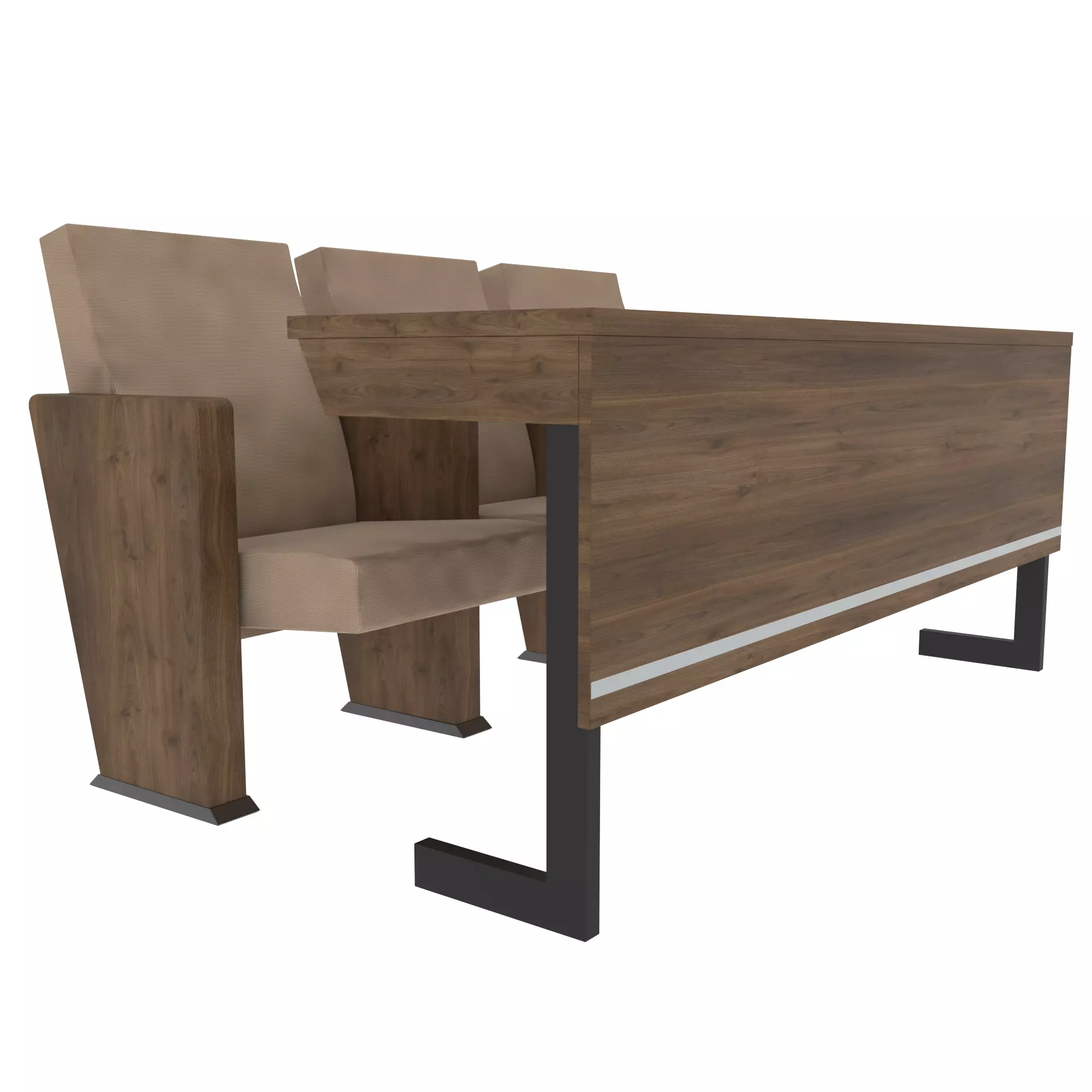 Conference chair-table 3D model_0