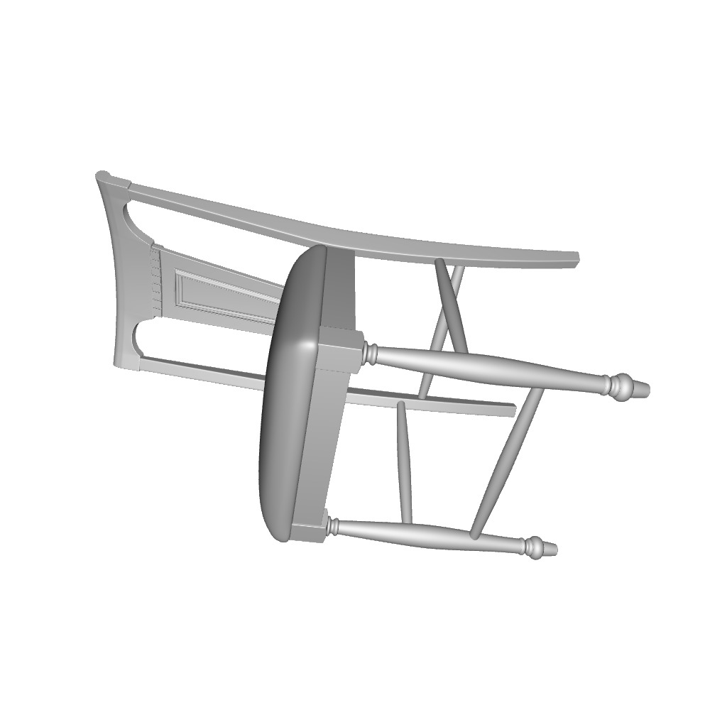 Merton Counter Stool - 2 Colour 3D model_6