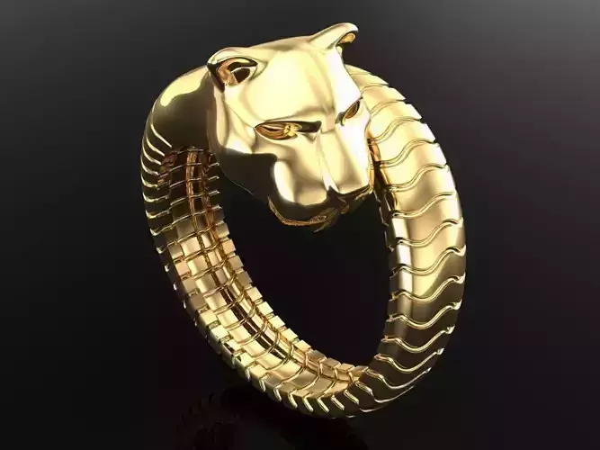 Leopard rings - Cheetah ring - Panther ring - Men ring