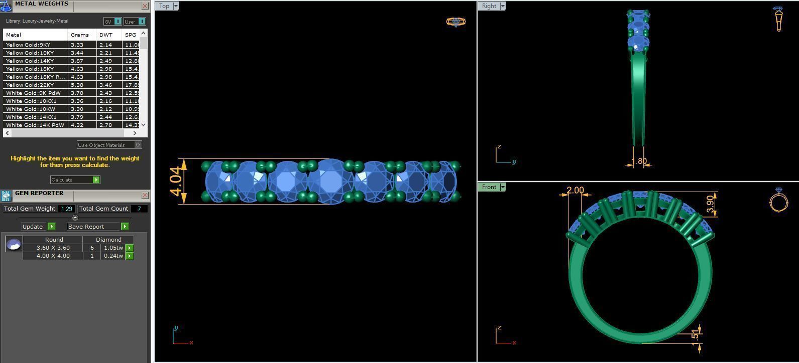 Bascket setting Ring 3d Model 3D print model_9
