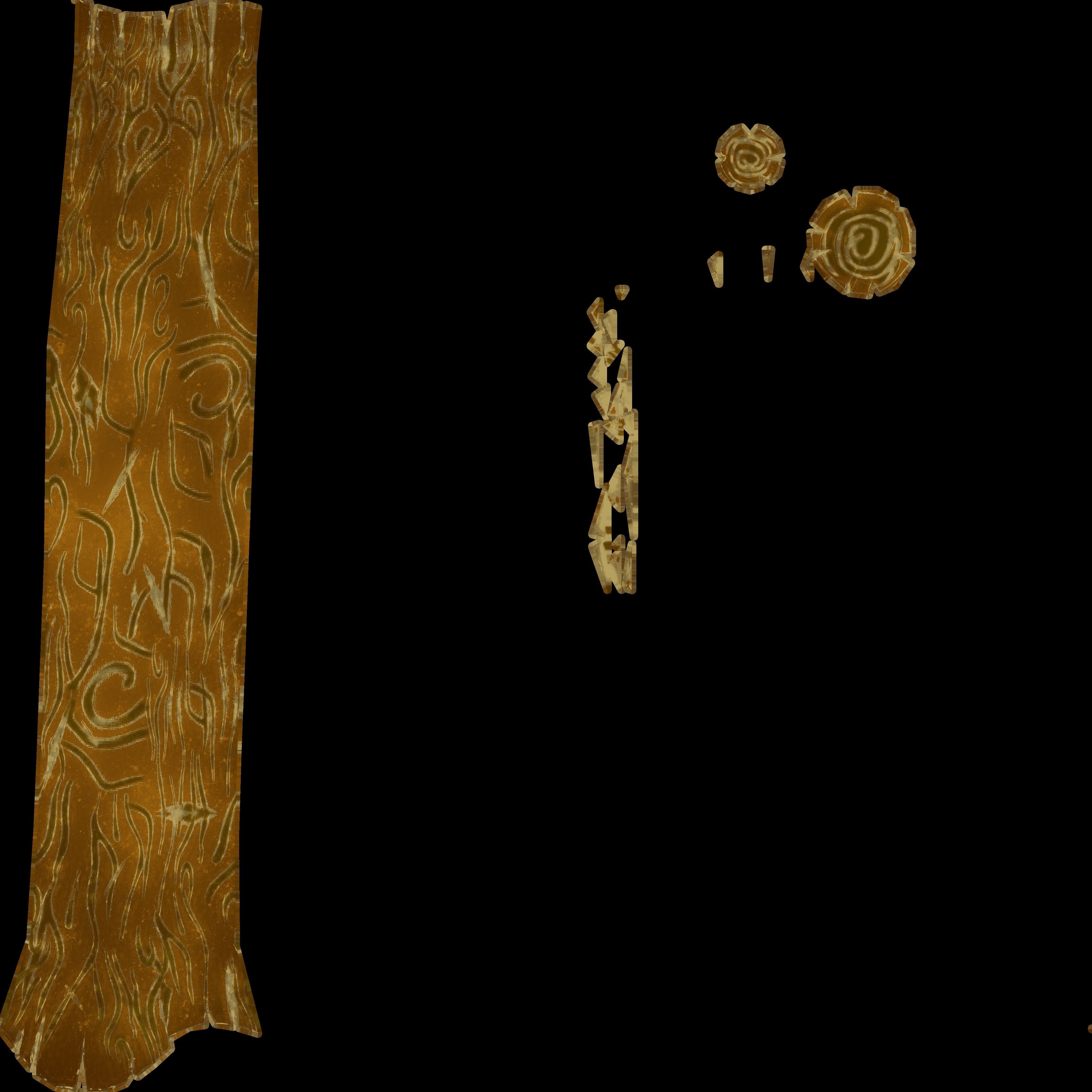 Stylized Axe Low-poly 3D model_9