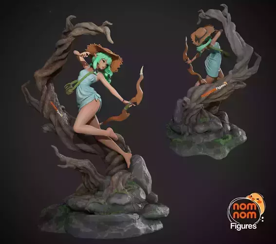 High Elf from Goblin Slayer Version 1 and 2 3D print model