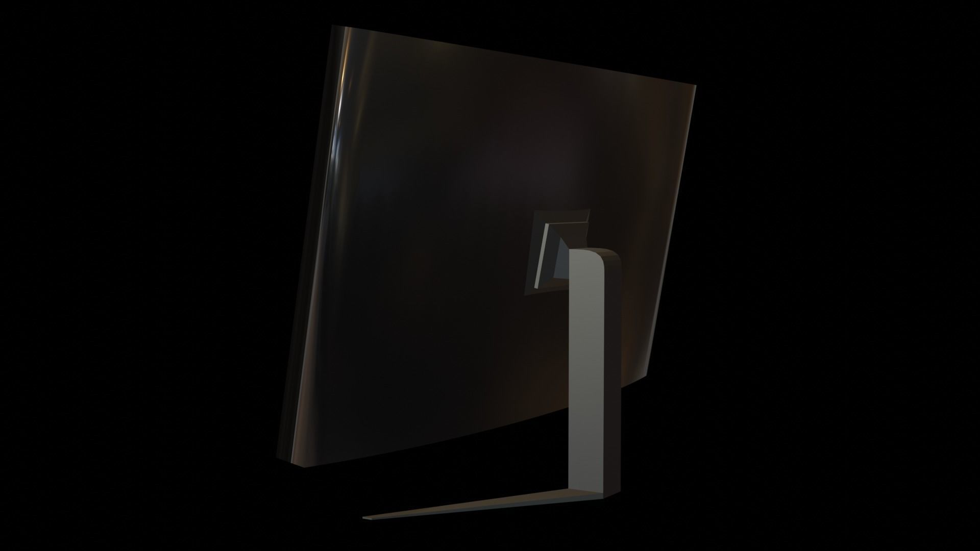 Monitor curved 3D model_1