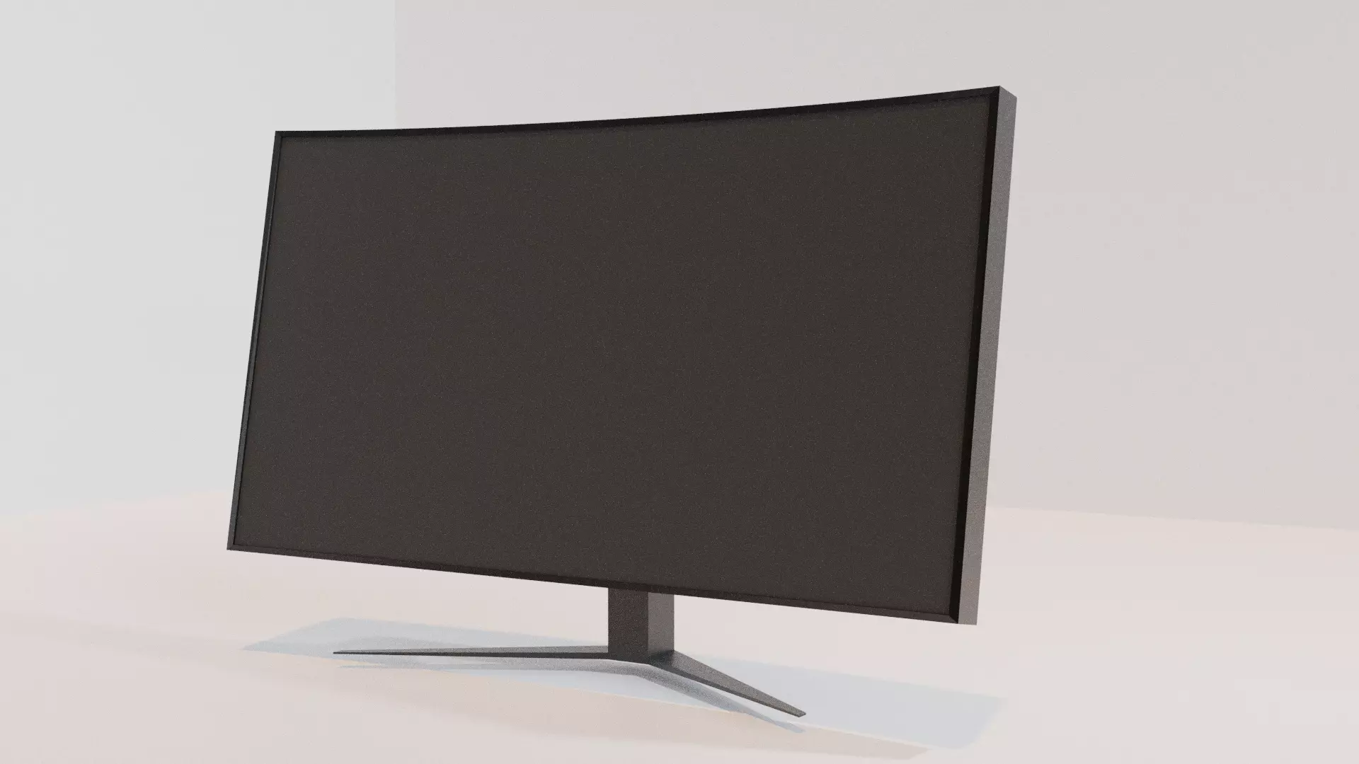 Monitor curved 3D model_0