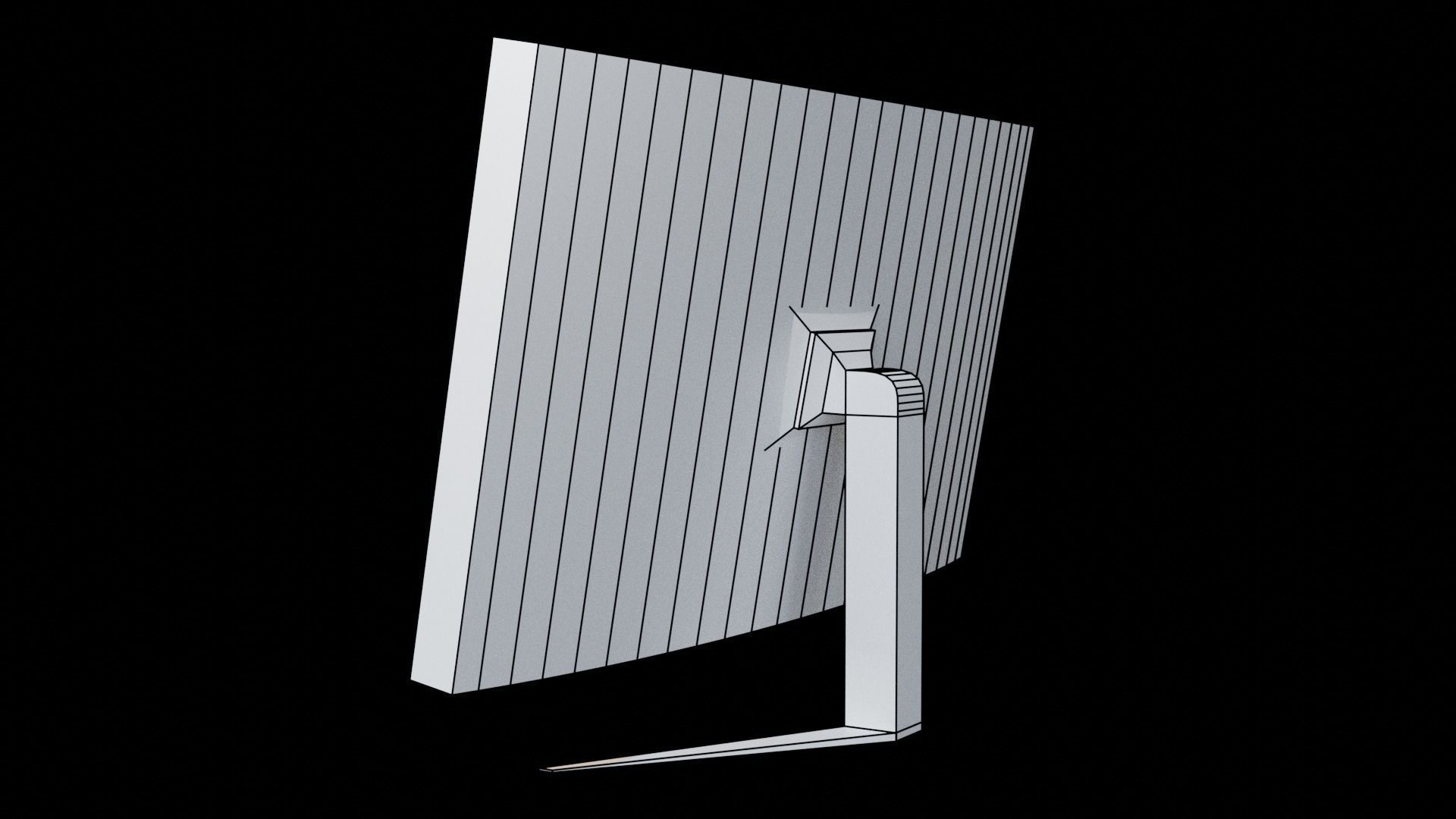 Monitor curved 3D model_2