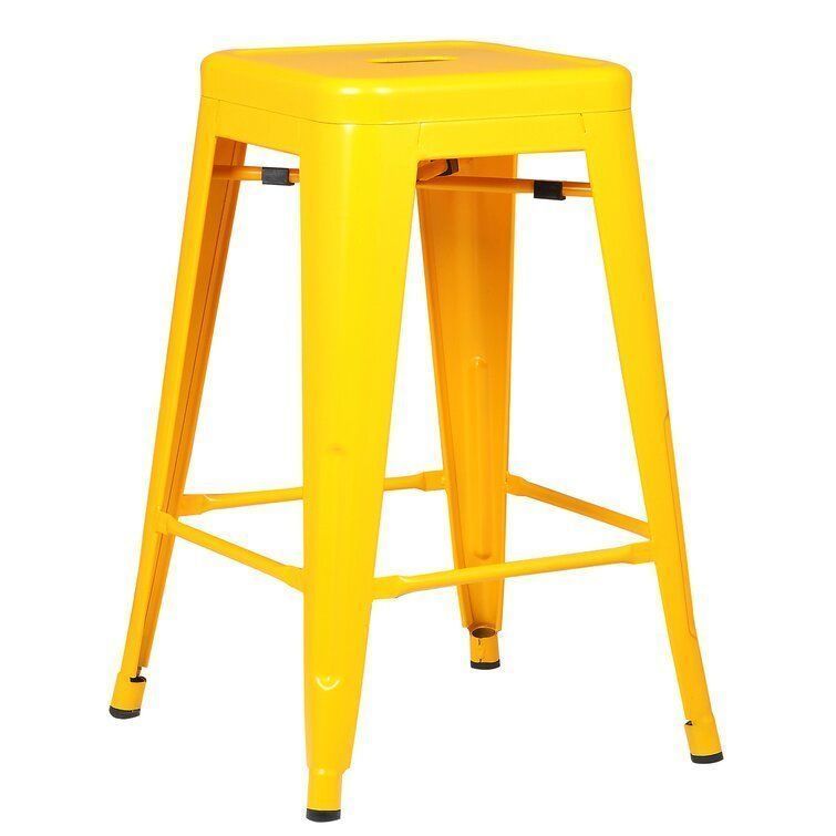 Alyssa Counter Stool Tall High Chair - 10 Colour 3D model_6