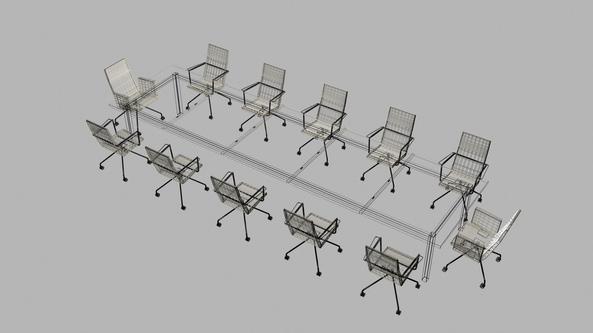 CONFERENCE TABLE PP 04 3D model_5