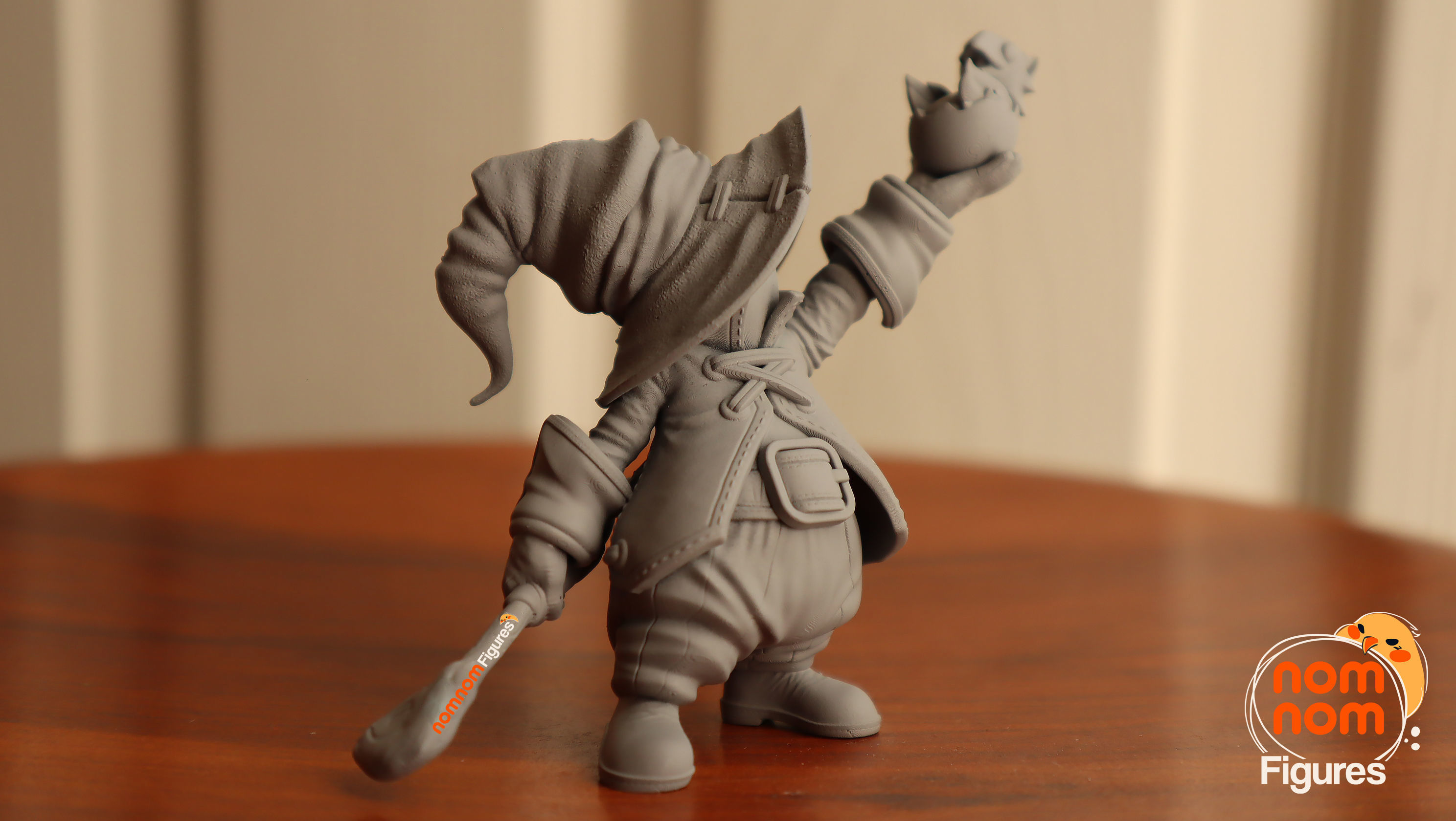 Vivi Ornitier with baby Chocobo - Final Fantasy 3D print model_3