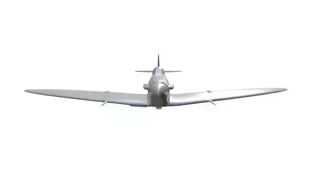 Spitfire Mk I B fighter model for 3D-printing