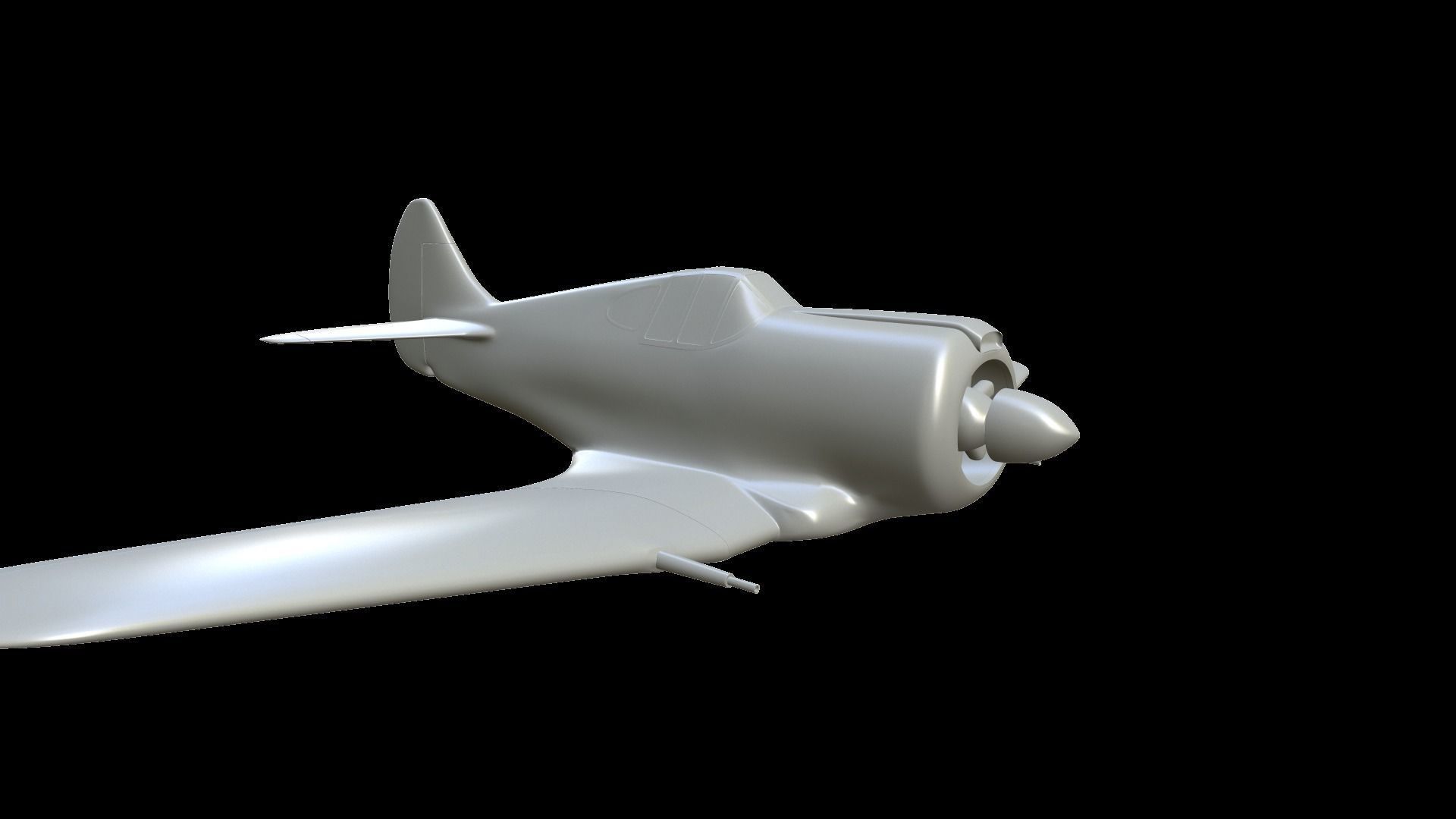 CAC Boomerang fighter model for 3D-printing 3D print model_8