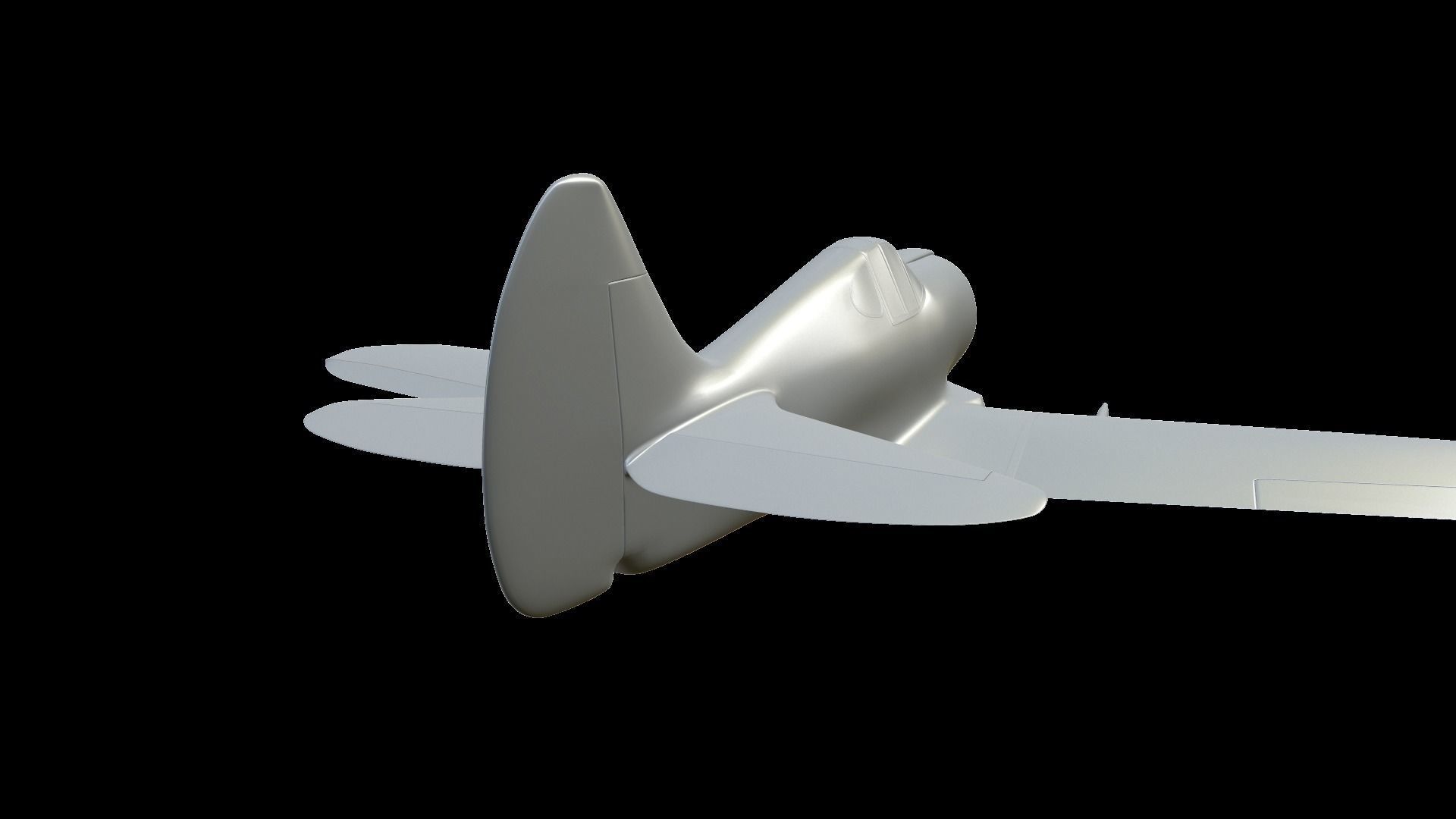 CAC Boomerang fighter model for 3D-printing 3D print model_5