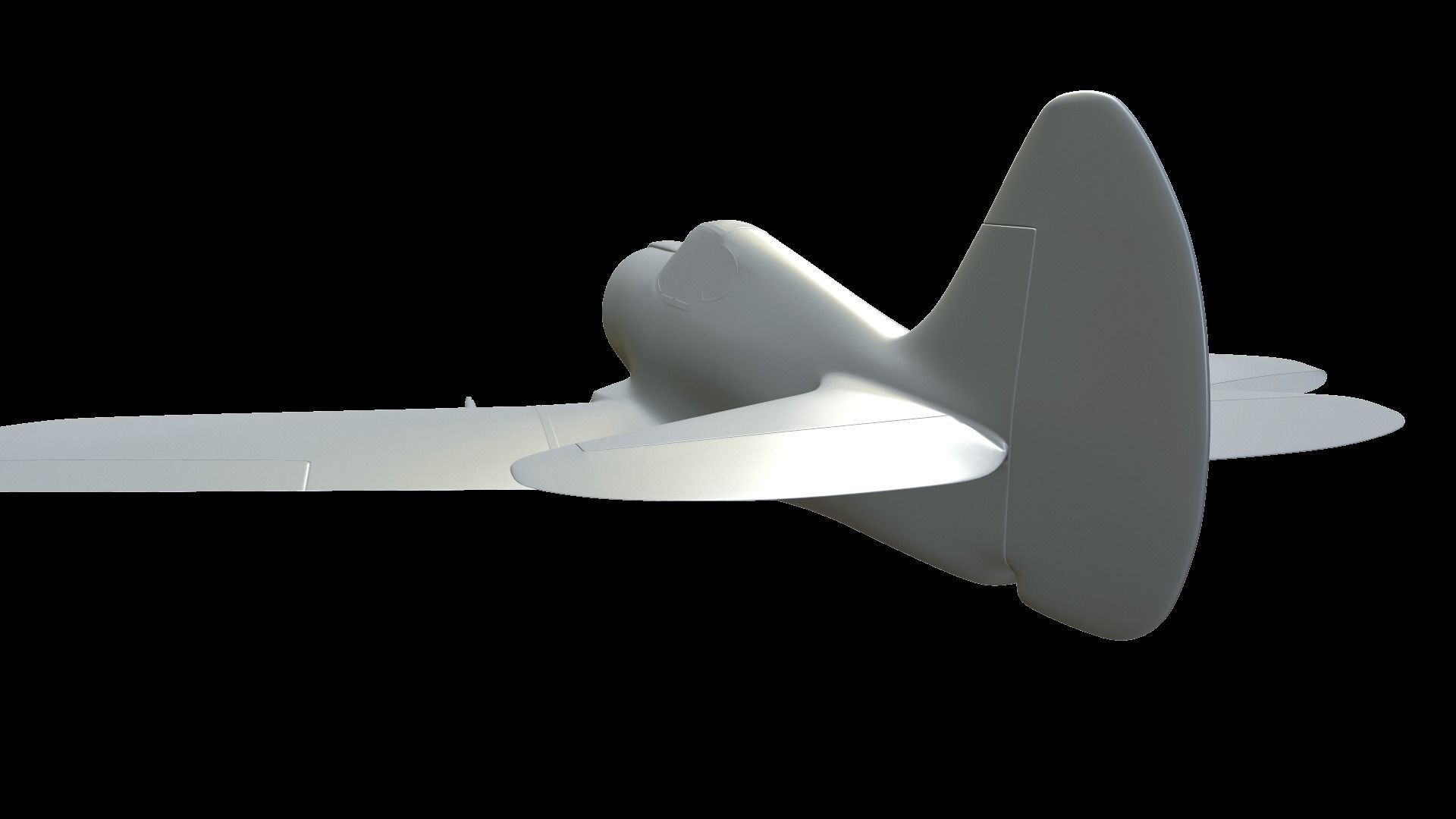 CAC Boomerang fighter model for 3D-printing 3D print model_4