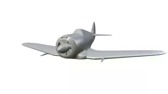 CAC Boomerang fighter model for 3D-printing 3D print model