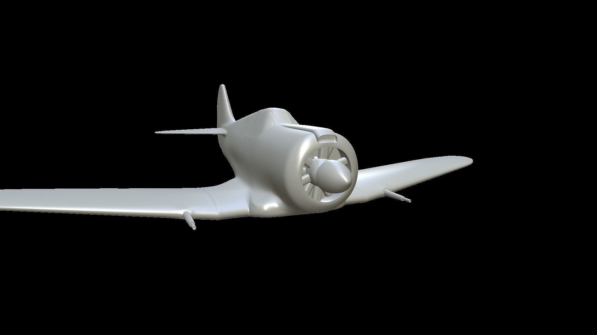 CAC Boomerang fighter model for 3D-printing 3D print model_9