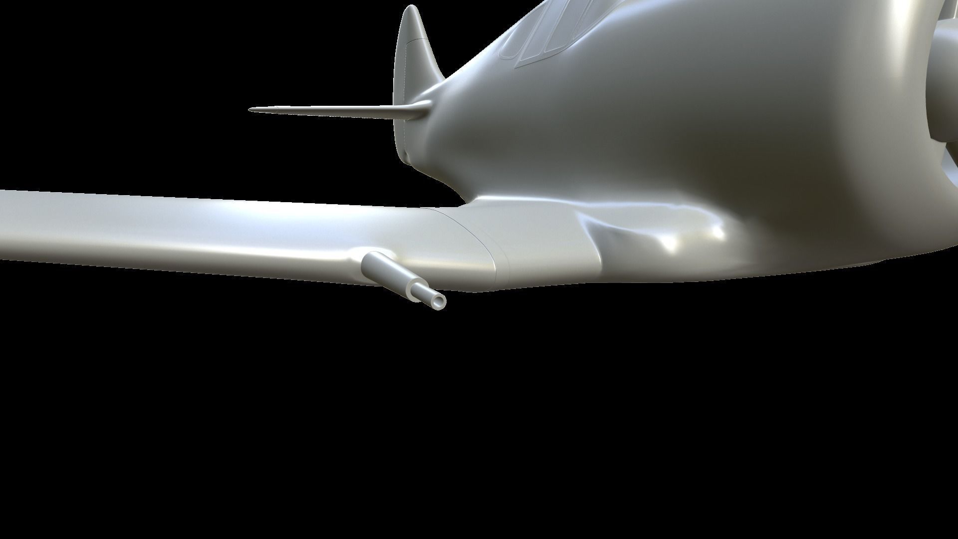 CAC Boomerang fighter model for 3D-printing 3D print model_10